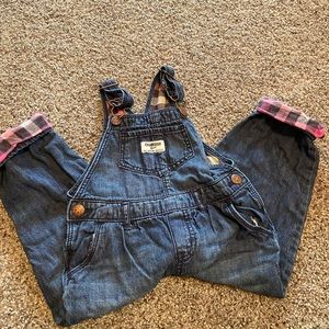 Osh Kosh Buffalo Pink Plaid Overalls
